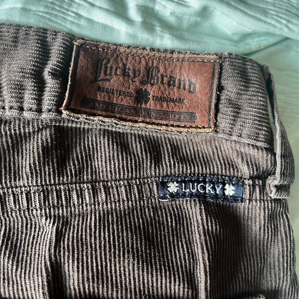 Lucky Brand 34x32 361 Vintage Straight Corduroy Pants